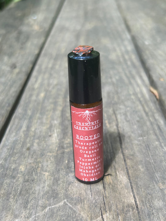 “Rooted” Root Chakra Therapeutic Grade Roll-on Oil Blend