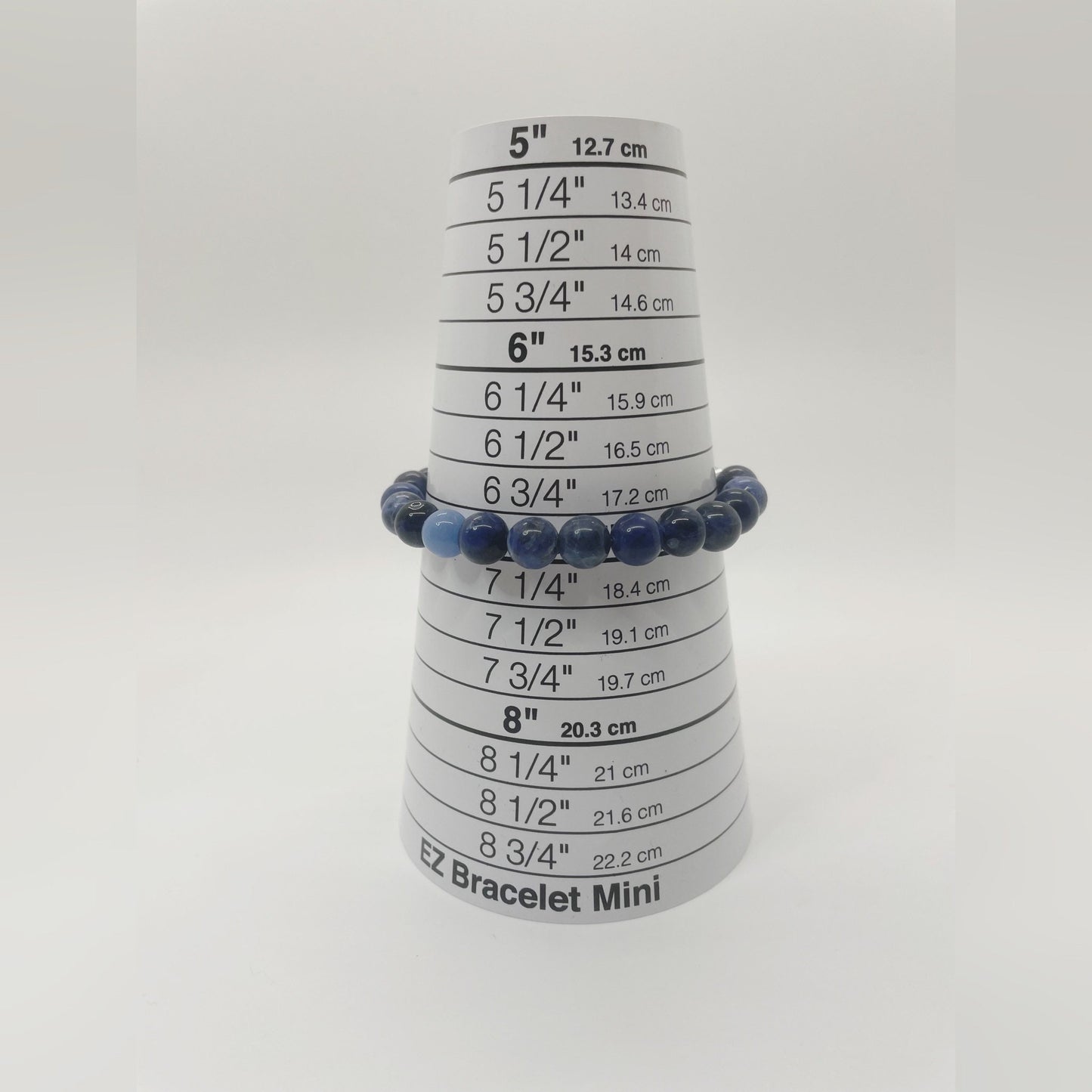 Gemstone Healing Bracelet. Sodalite and Glow in the Dark Calcite Bracelet