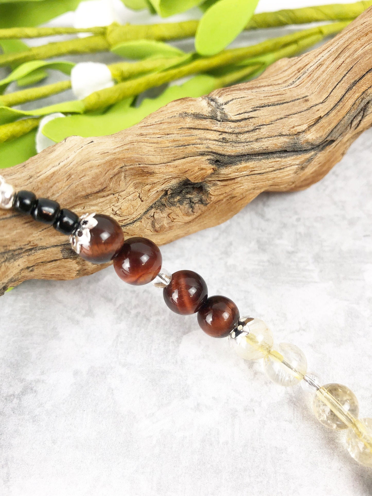 Inner Peace Crystal Gemstone Breathbeads Mala