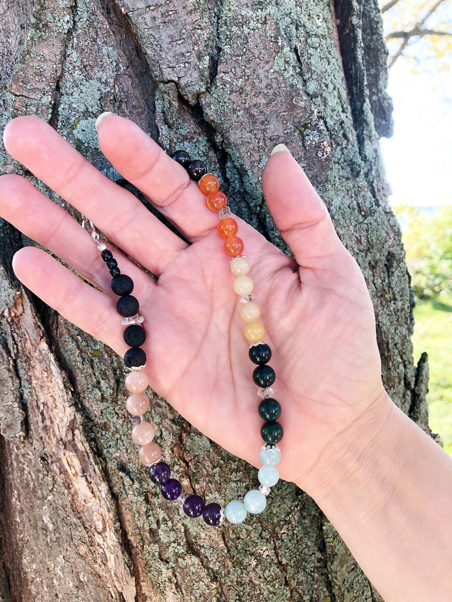 The Protector Crystal Breathbeads Mala