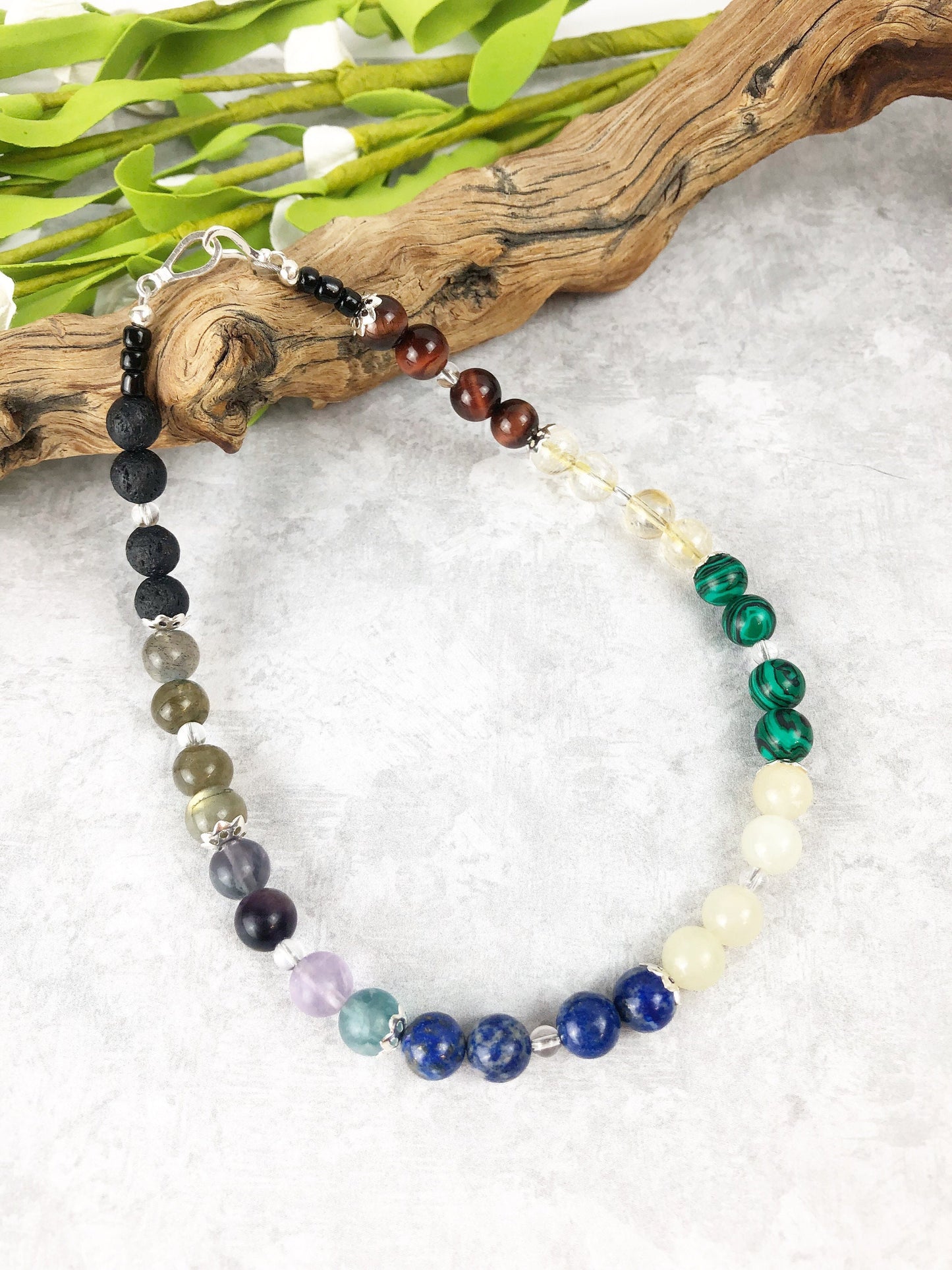 Inner Peace Crystal Gemstone Breathbeads Mala