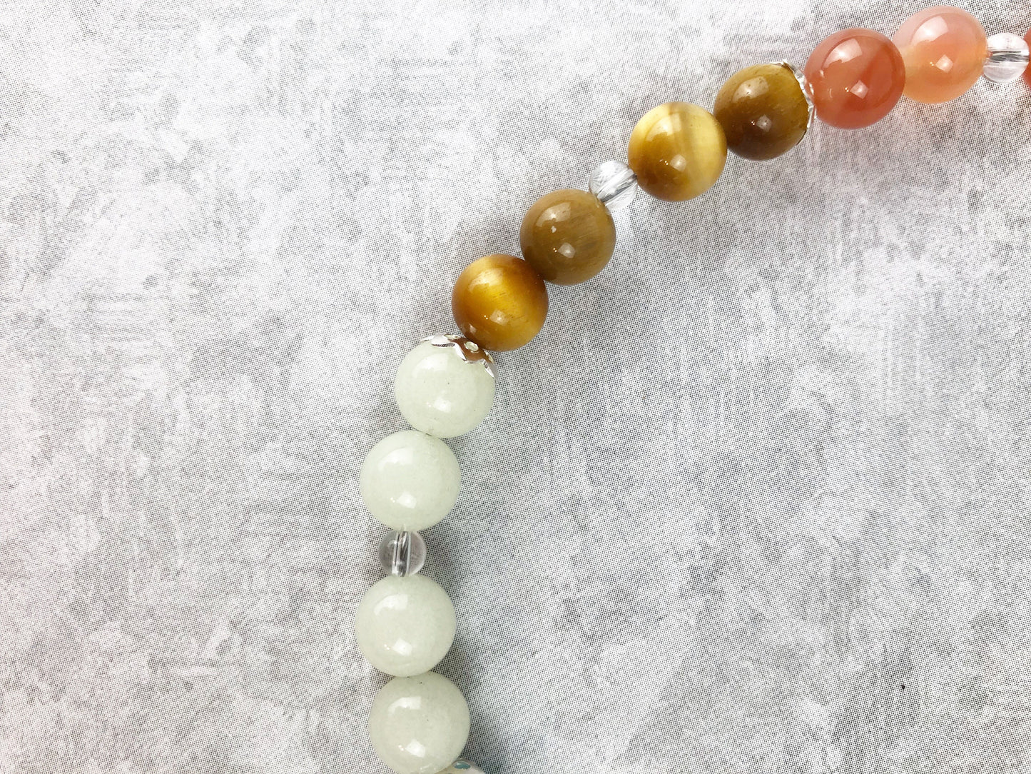 Love and Healing Crystal Breathbeads Meditation Mala