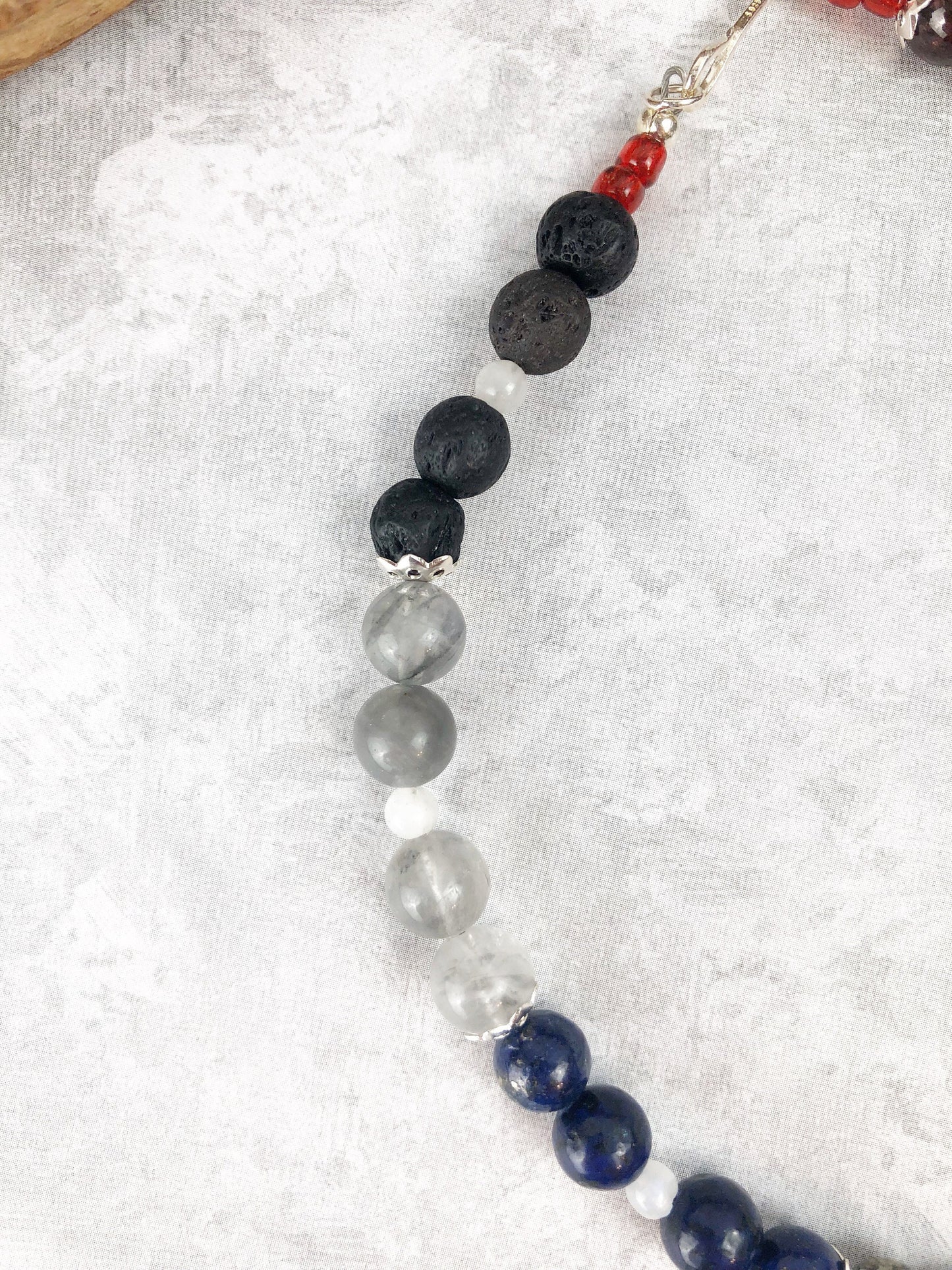 Wisdom and Courage Crystal Breathbeads Mala