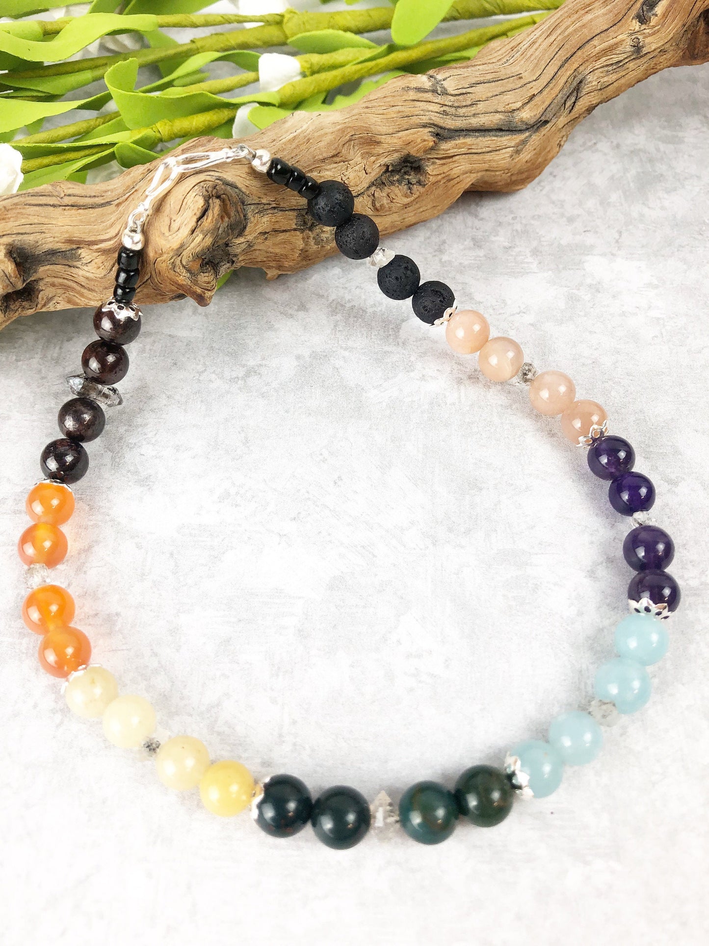 The Protector Crystal Breathbeads Mala