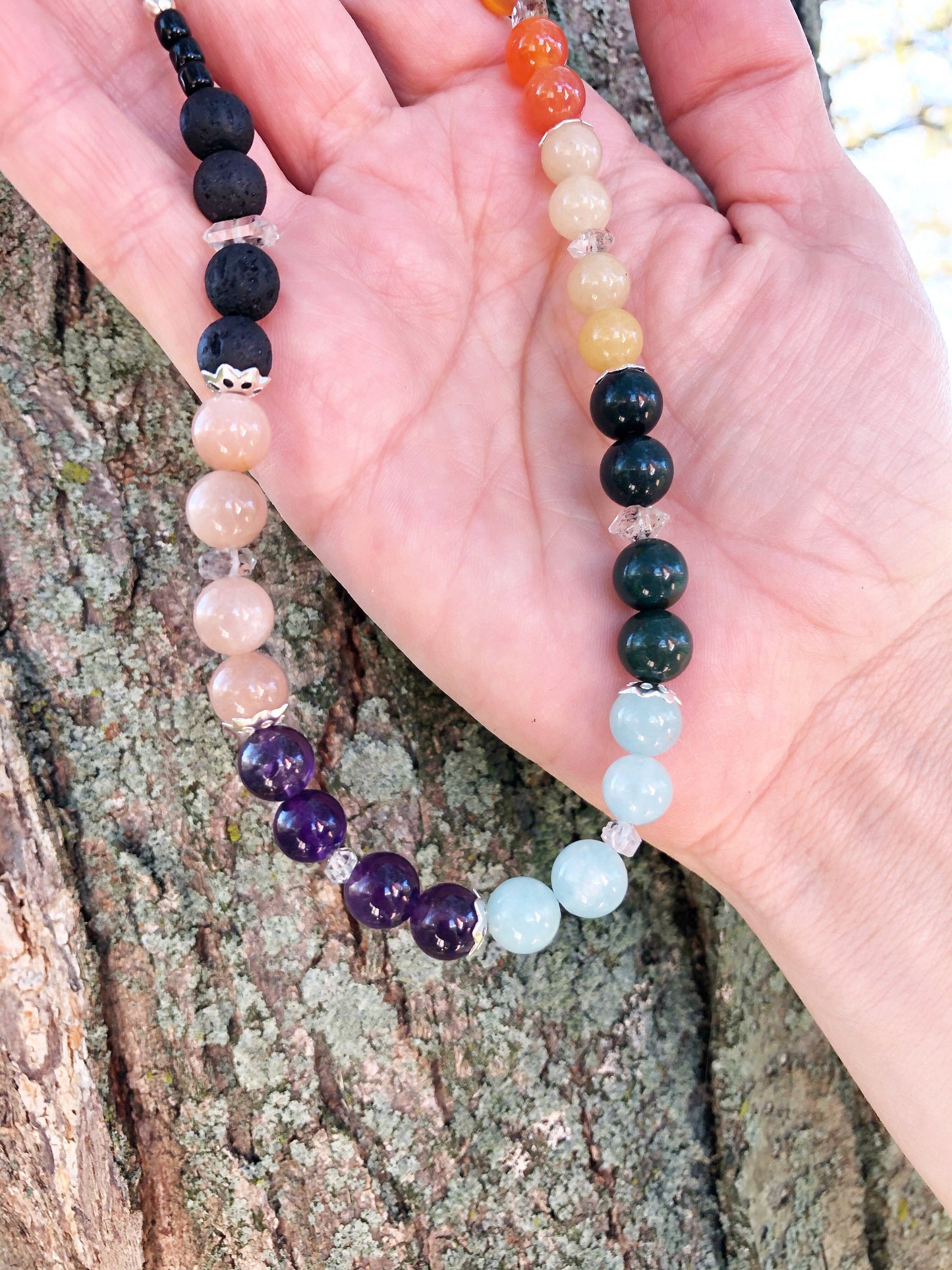 The Protector Crystal Breathbeads Mala