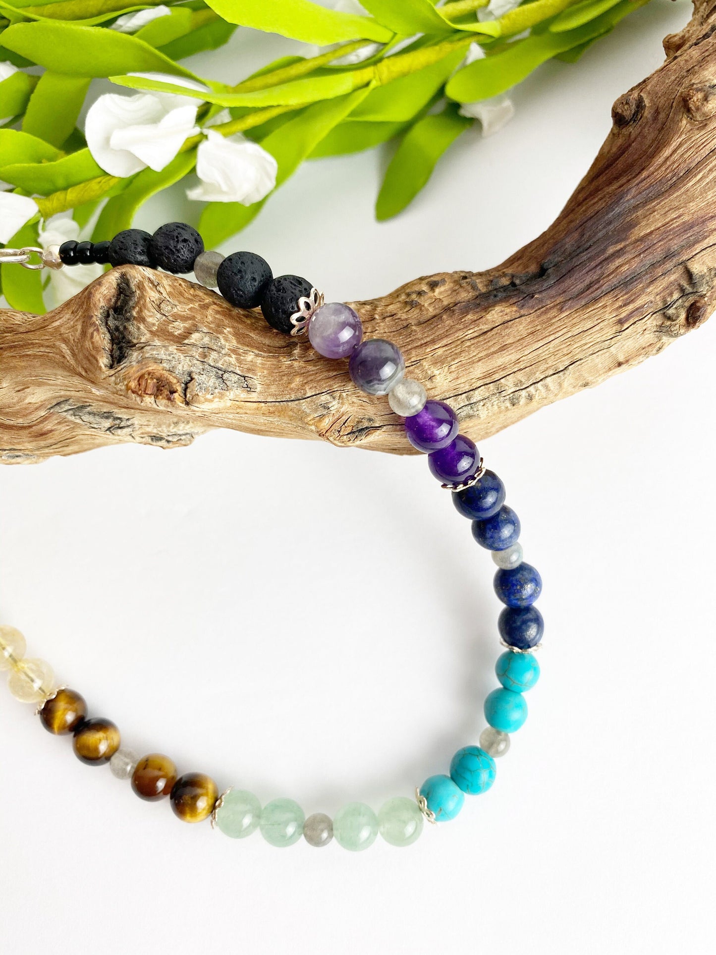 Patience and Stillness Crystal Breathbeads Meditation Mala