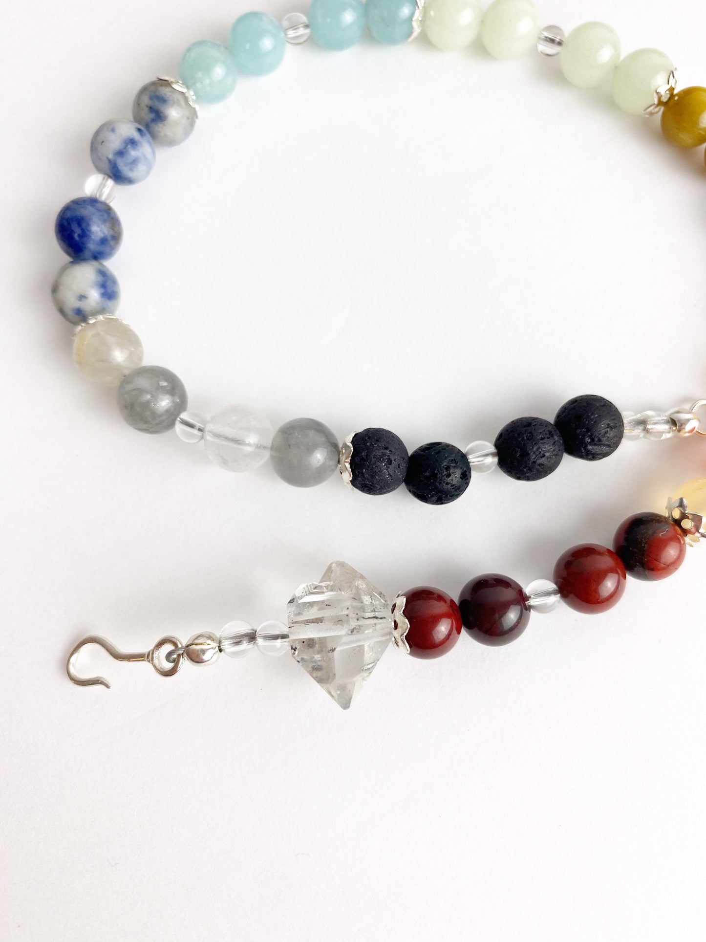 My Spirit Connector Crystal Breath Beads Meditation Mala