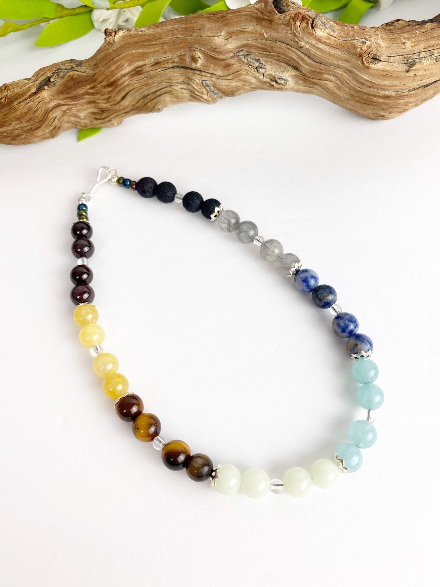 Positivity Crystal Chakra Breathbeads Breathwork Mala