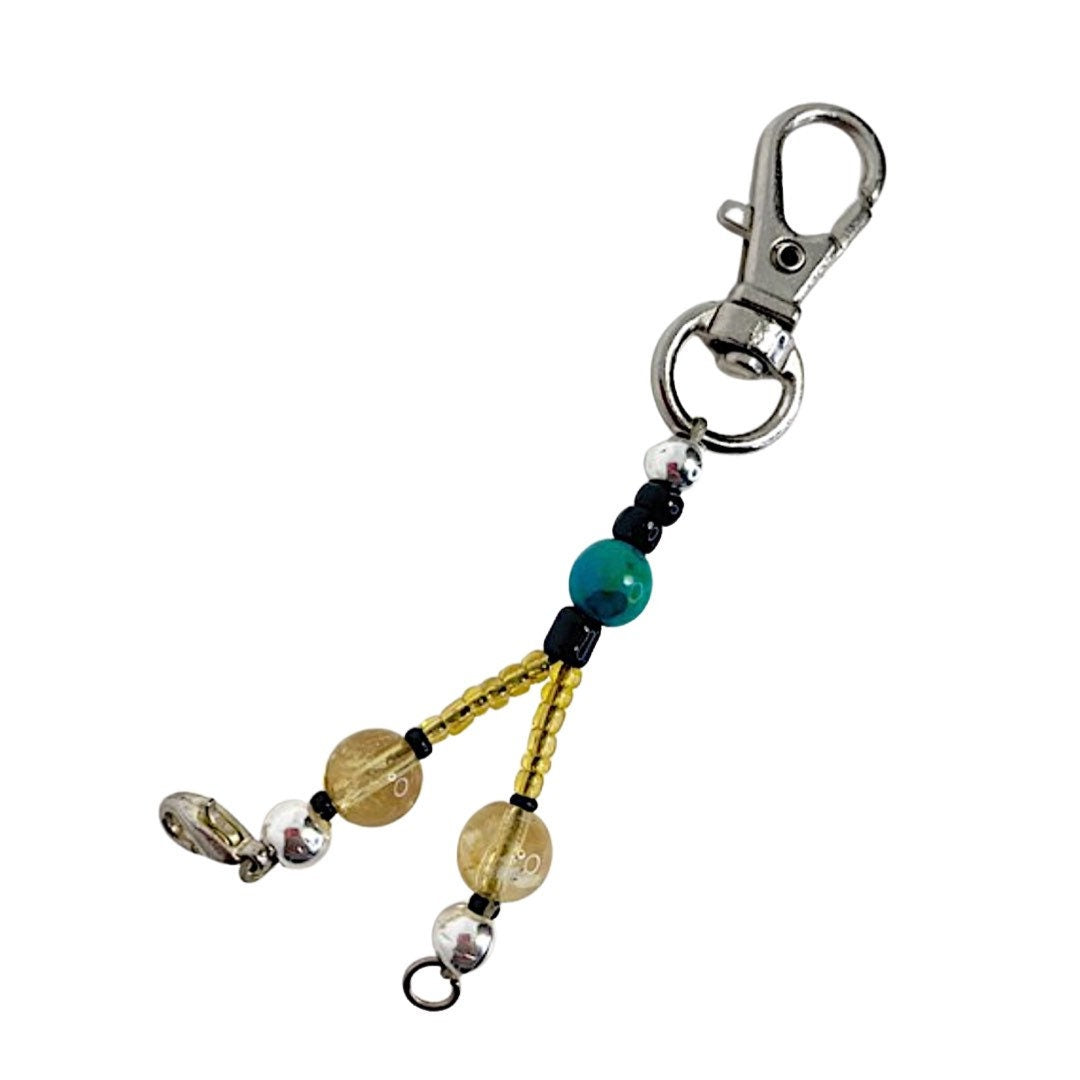 Breathbeads Beaded Keychain Clip  (Mala not included)