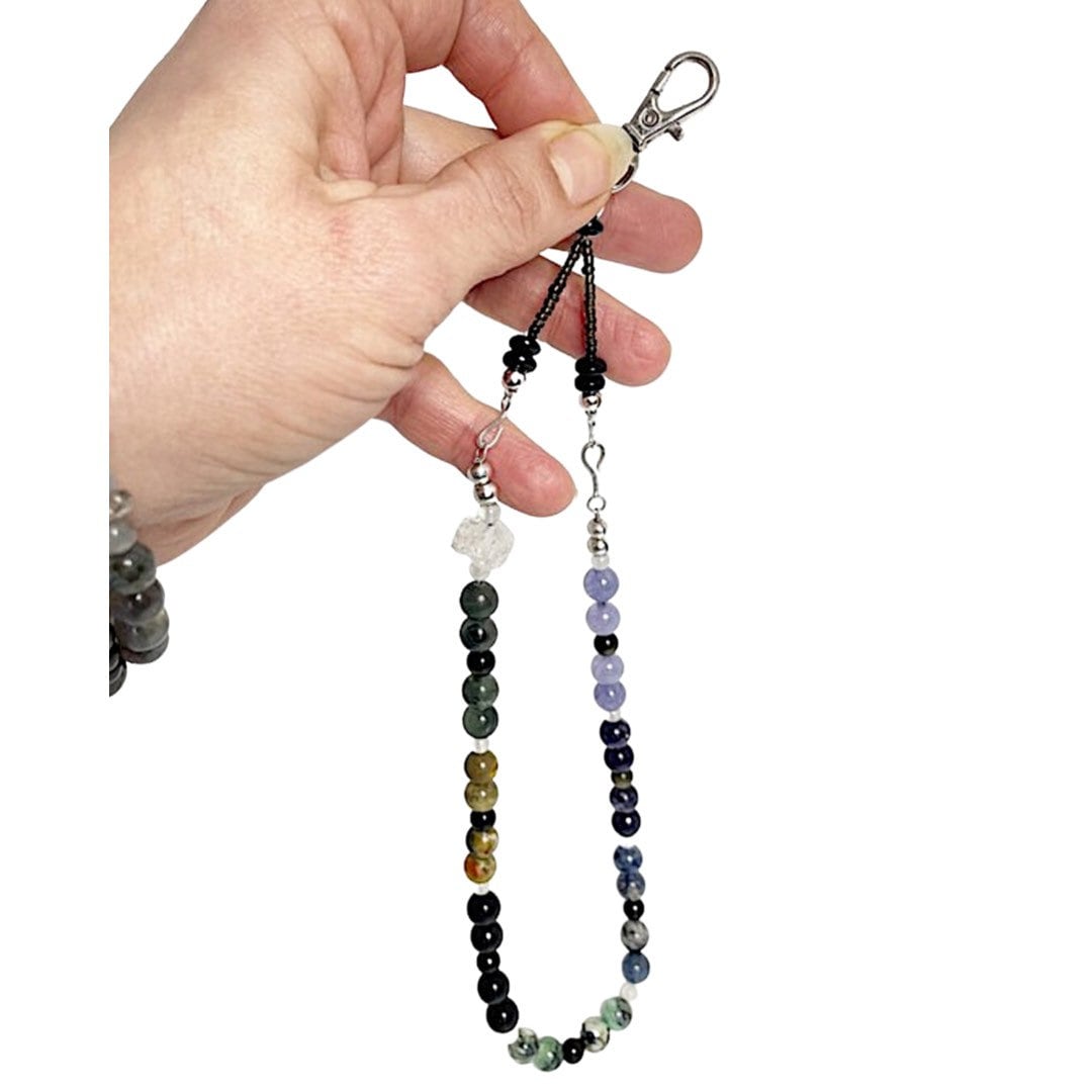 Breathbeads Beaded Keychain Clip  (Mala not included)