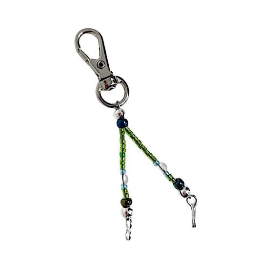 Breathbeads Beaded Keychain Clip  (Mala not included)